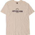Мужская футболка с рисунком Levi's, большой белый хлопок