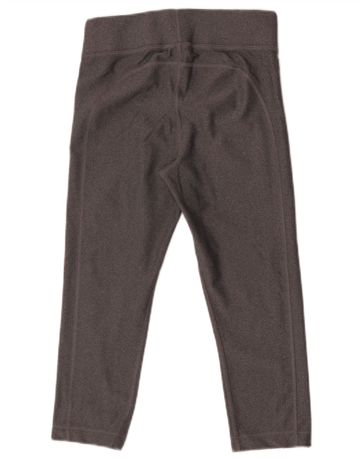 Under Armour Womens Capri Leggings UK 10 Small Grey Polyester