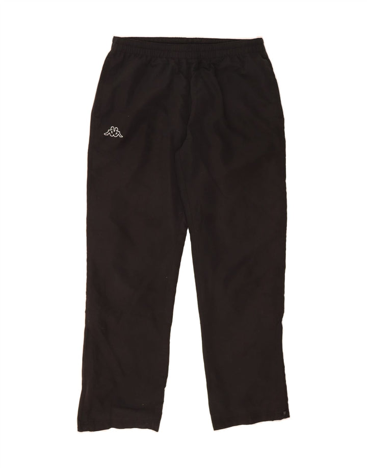 KAPPA Mens Tracksuit Trousers Large  Black Polyester Vintage Kappa and Second-Hand Kappa from Messina Hembry 