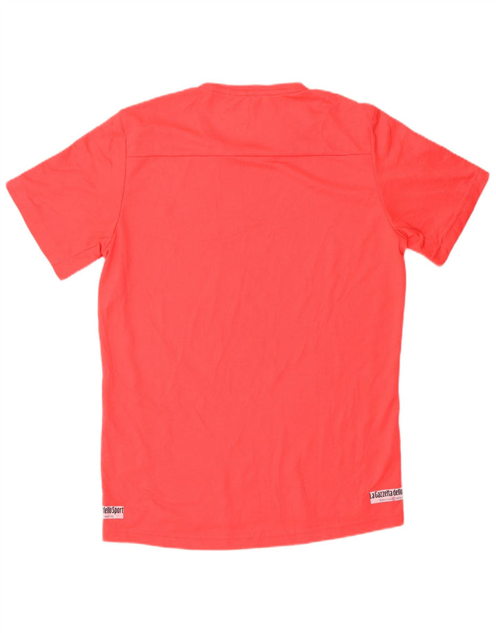 ADIDAS Mens Climalite Graphic T-Shirt Top Small Red Polyester