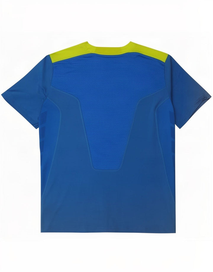 Adidas Mens Climacool T-Shirt Top Medium Blue Colourblock