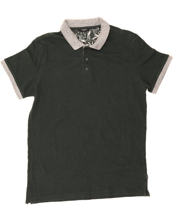 JACK & JONES Mens Polo Shirt XL Green Vintage Jack & Jones and Second-Hand Jack & Jones from Messina Hembry 