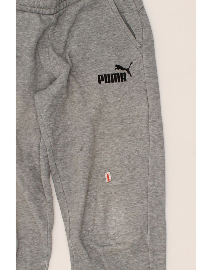 PUMA Boys Tracksuit Trousers Joggers 11-12 Years  Grey Vintage Puma and Second-Hand Puma from Messina Hembry 