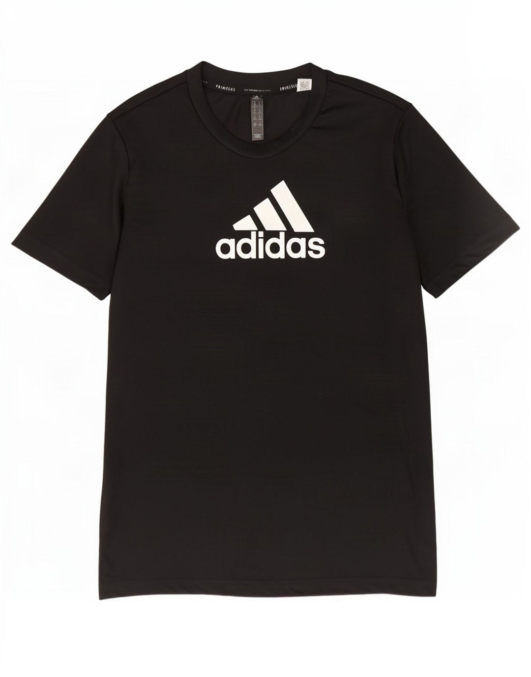 Adidas T-shirt graphique pour femme UK 12/14 Noir moyen Polyester