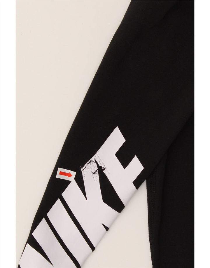 NIKE Womens Graphic Leggings UK 6 XS Black Vintage Nike and Second-Hand Nike from Messina Hembry 