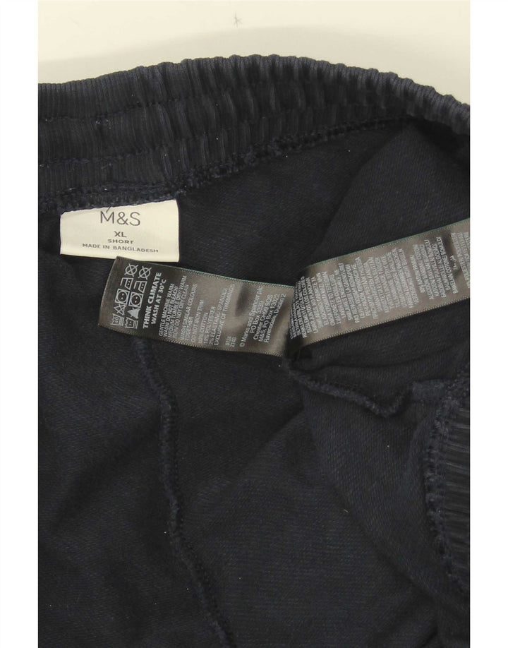 Marks & Spencer Mens Tracksuit Trousers XL  Navy Blue Cotton