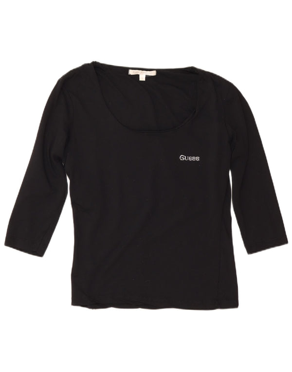 Maglia Guess Donna Manica 3/4 Taglia 3 XS Nera