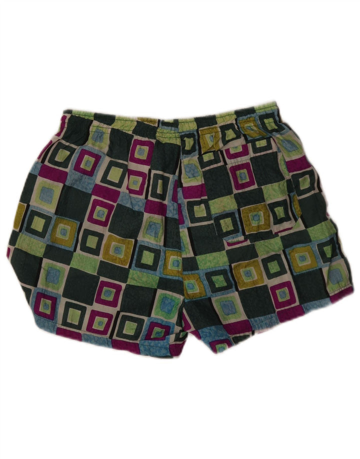 Parah Herren Badeshorts IT 46 Small Grün Geometrisch Polyamid
