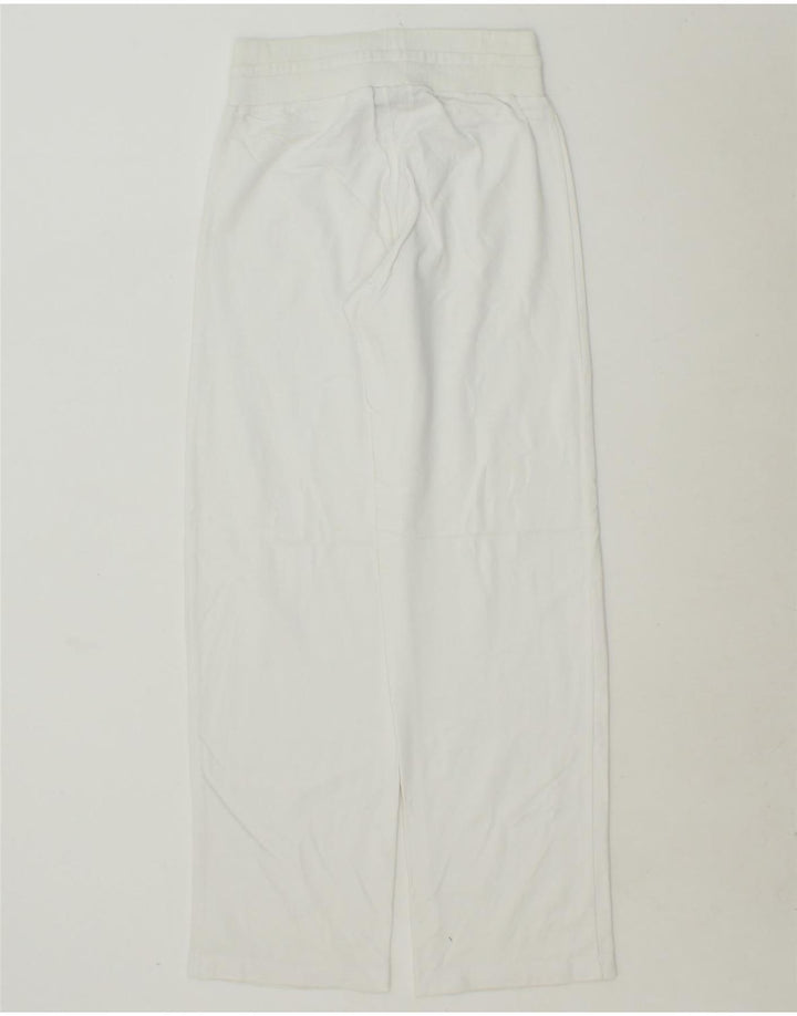 LOTTO Womens Tracksuit Trousers UK 8 Small  White Vintage Lotto and Second-Hand Lotto from Messina Hembry 
