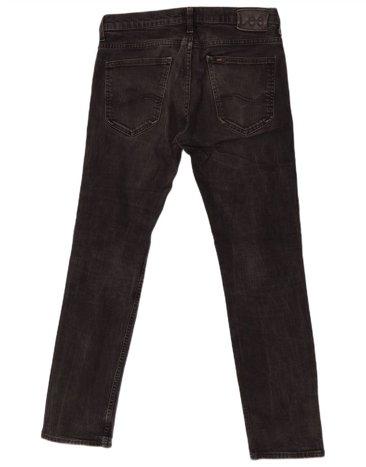 Lee Dame Powell Slim Jeans W32 L32 Sort Bomuld