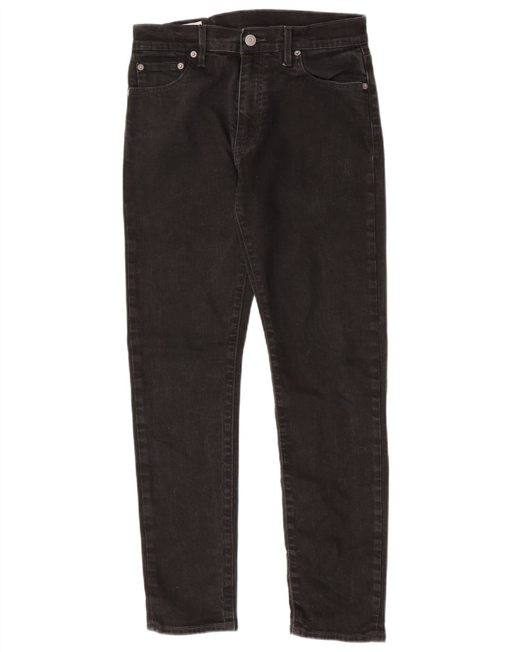 Levi's Mens Slim Jeans W30 L30 Black Cotton