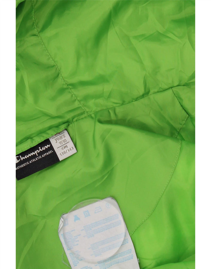 Champion drenge hætte polstret Gilet 9-10 år grøn polyester