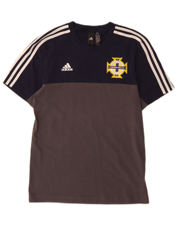 Adidas - Maglietta grafica da uomo, da calcio irlandese, XS, colore blu, colore sportivo