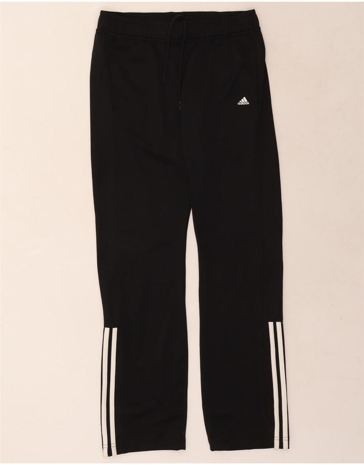 Adidas Womens Tracksuit Trousers UK 8/10 Small Black Polyester