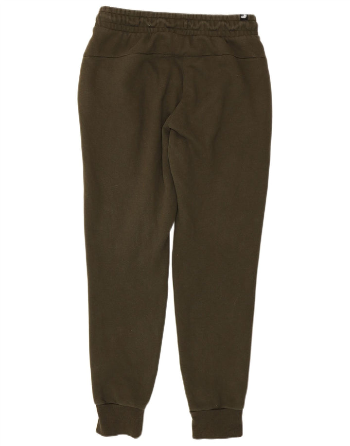 Puma Mens Tracksuit Trousers Joggers Small Khaki