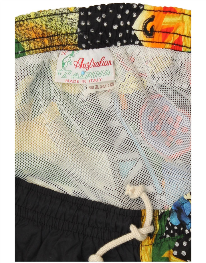 AUSTRALIAN L'ALPINA Mens Swimming Shorts IT 52 Large Multicoloured