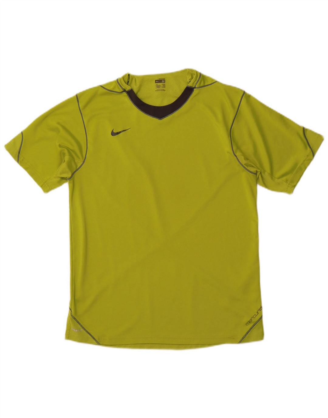 Męska koszulka T-shirt NIKE Mercurial, poliestrowa koszulka w kolorze średniej zieleni