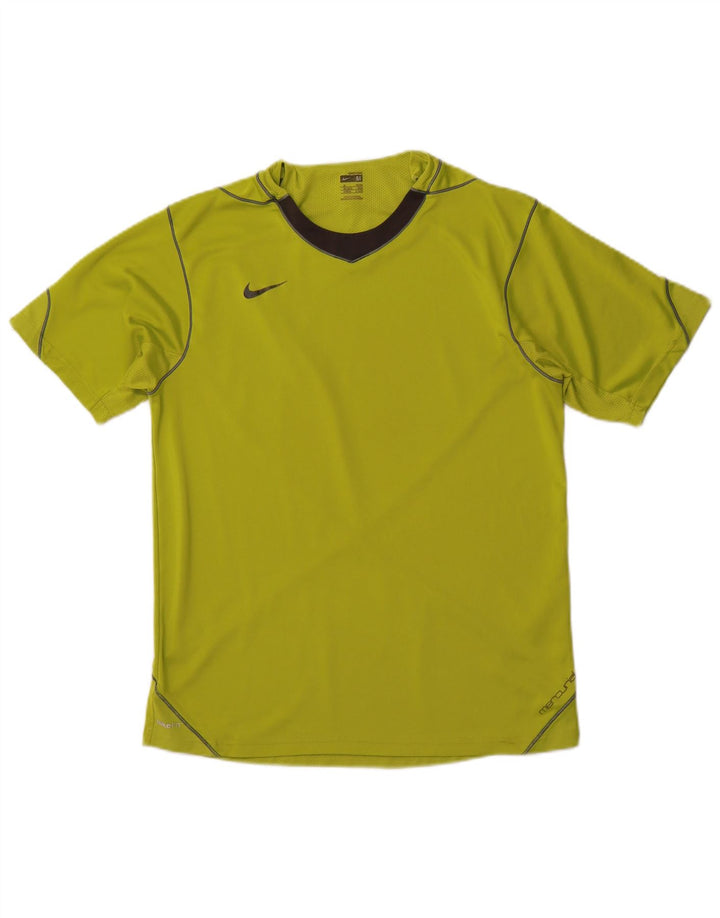 Męska koszulka T-shirt NIKE Mercurial, poliestrowa koszulka w kolorze średniej zieleni