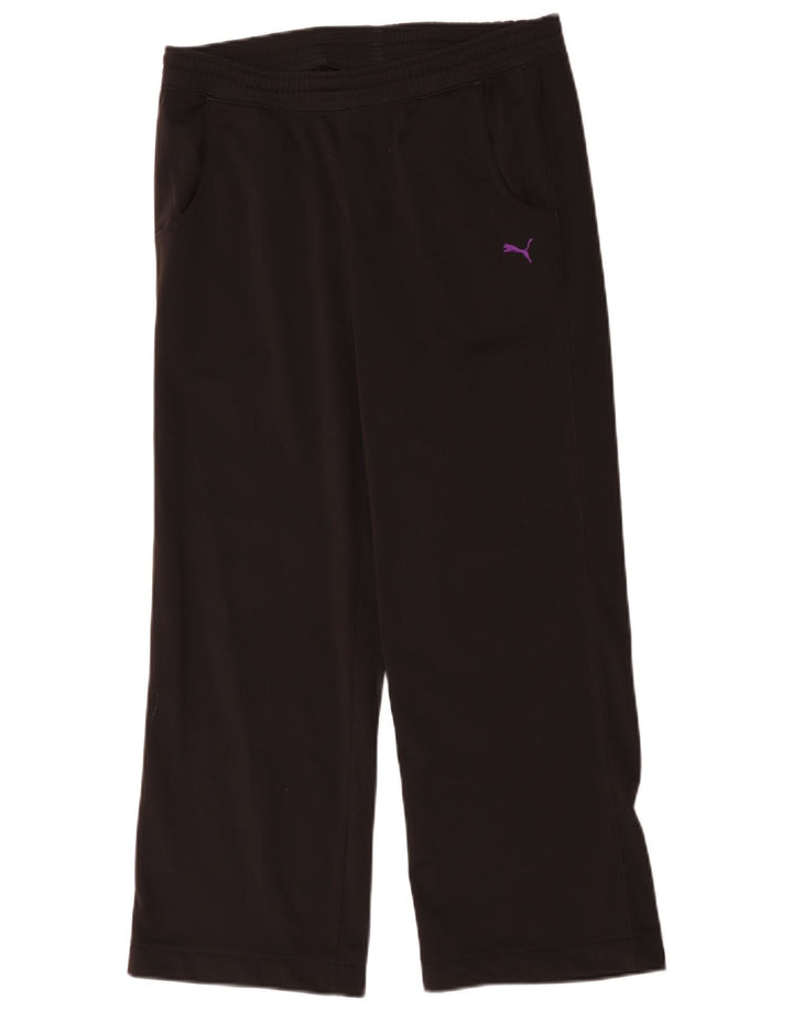 Puma Træningsdragtsbukser til kvinder UK 12 Medium Sort Polyester
