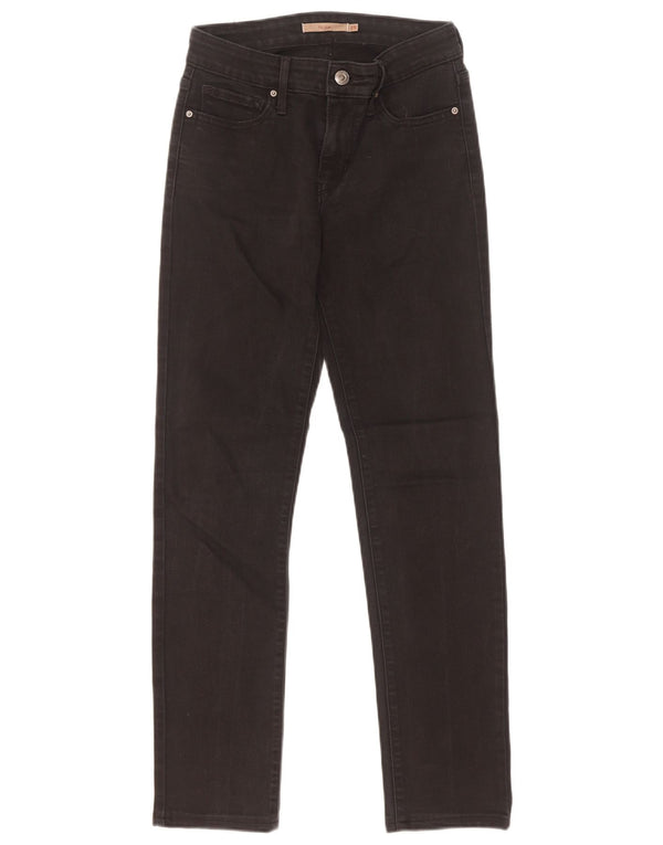 Levi's Womens 712 Slim Jeans W25 L29 Sort