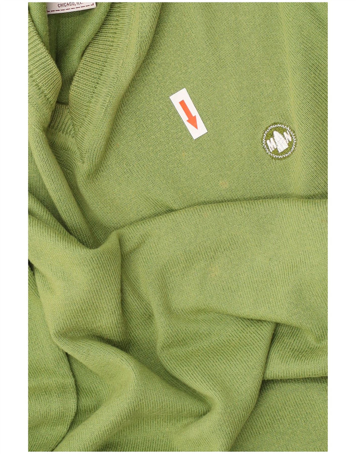Murphy & Nye Mens Sailmakers Regular Fit V-Neck Jumper Sweater XL Green