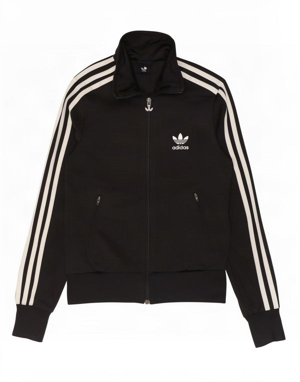 Giacca da ginnastica grafica da donna Adidas EU 34 XS poliestere nero