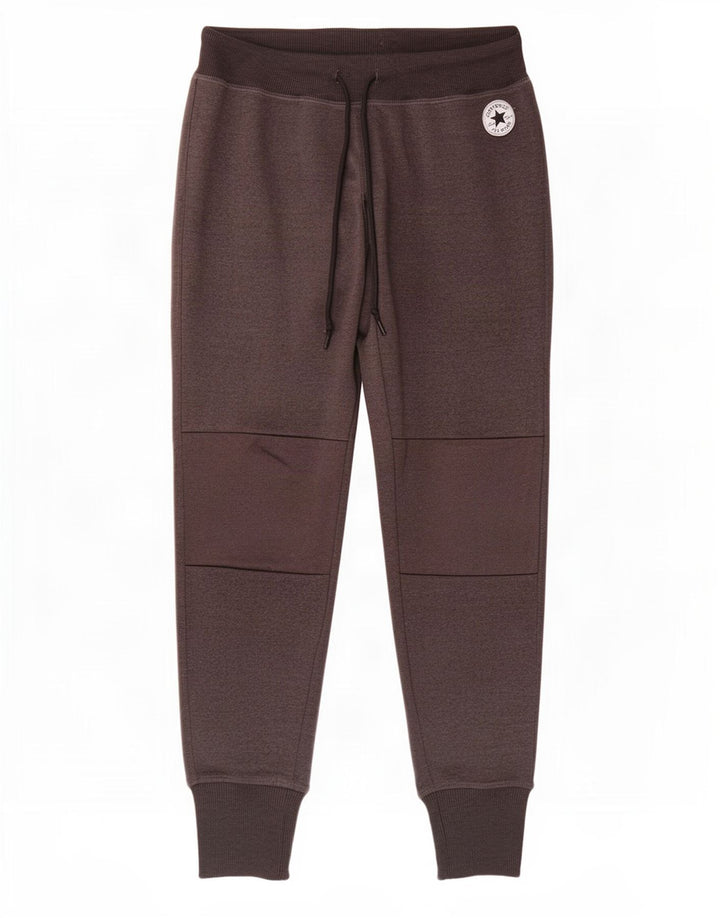 Converse Pantalon de survêtement pour femme Joggers UK 10 Small Gris Polyester