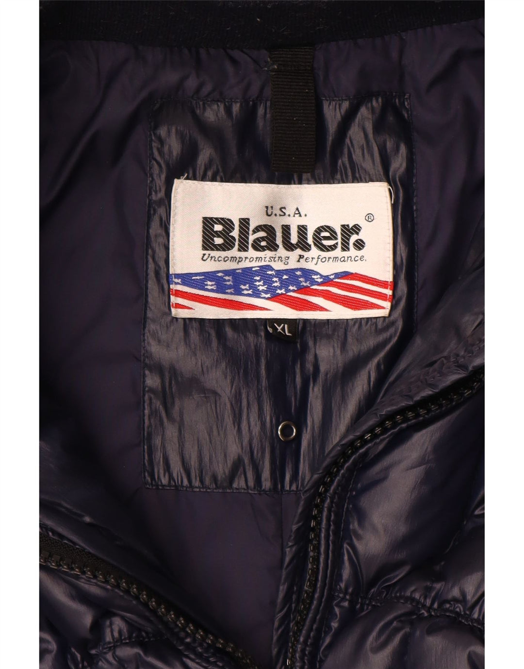 Blauer Womens Padded Coat UK 18 XL Navy Blue Polyester