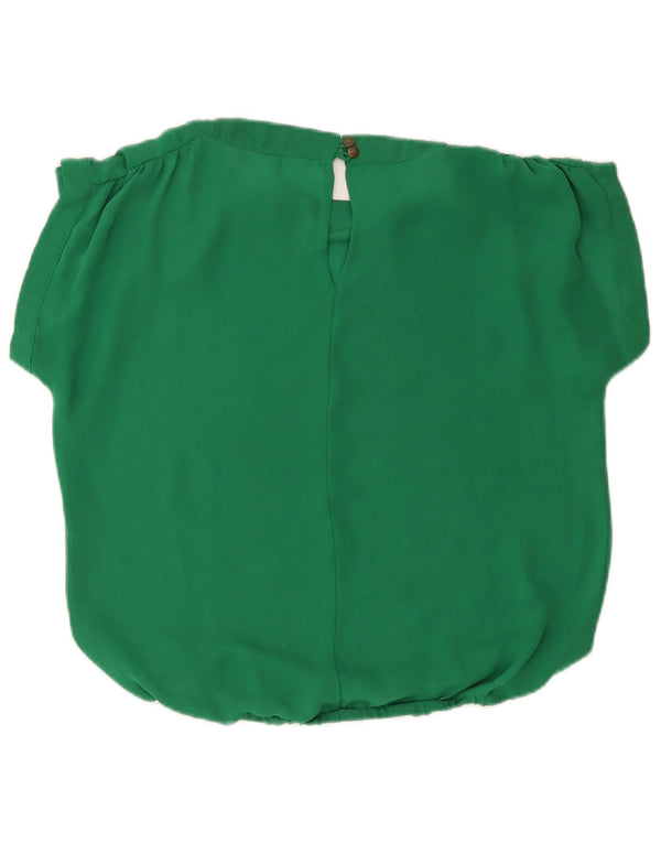 Zara ženska prevelika majica UK 10 Small Green