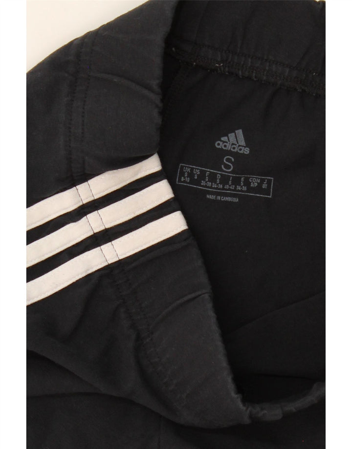ADIDAS Womens Leggings UK 8/10 Small Black Vintage Adidas and Second-Hand Adidas from Messina Hembry 
