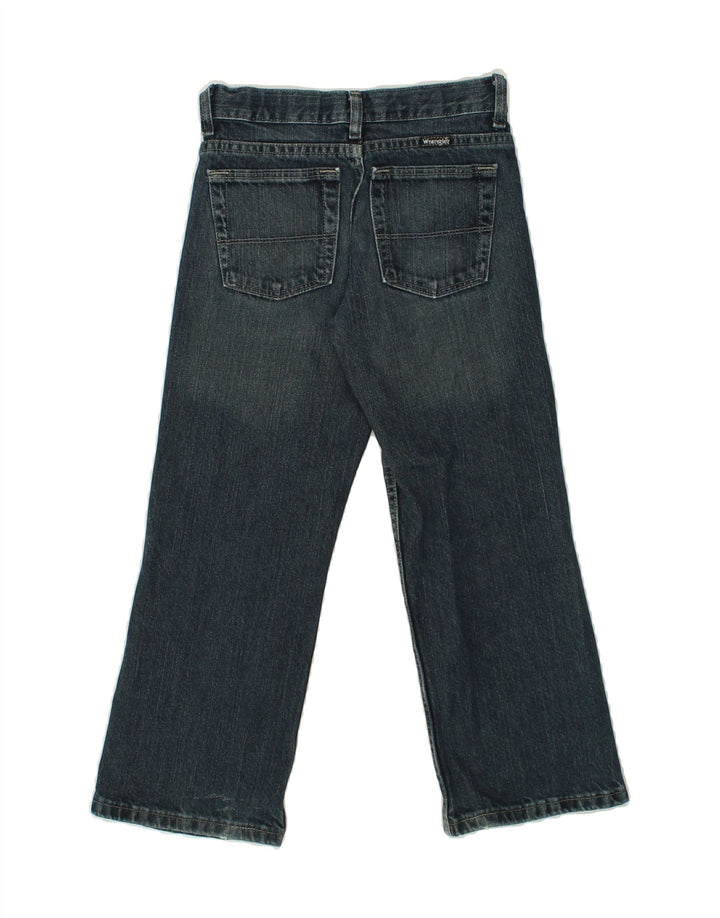 WRANGLER Boys Straight Jeans 7-8 Years W22L23 Blue Cotton | Vintage Wrangler | Thrift | Second-Hand Wrangler | Used Clothing | Messina Hembry 