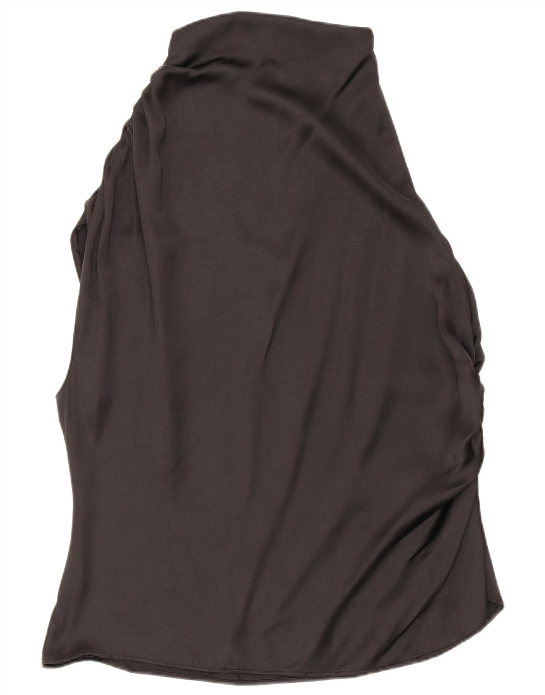 Zara Mujer Blusa Top UK 20 2XL Negro