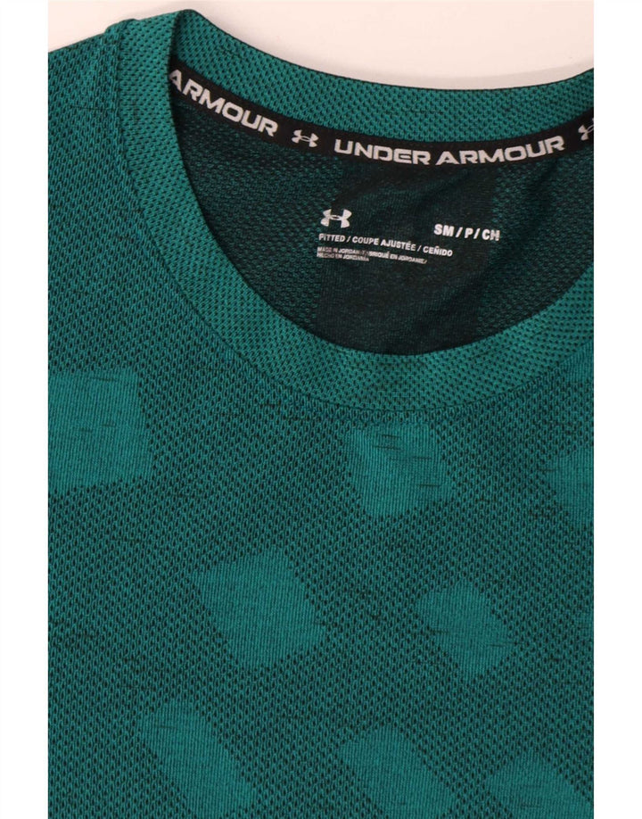 Under Armour T-Shirt Homme Petit Bleu Géométrique
