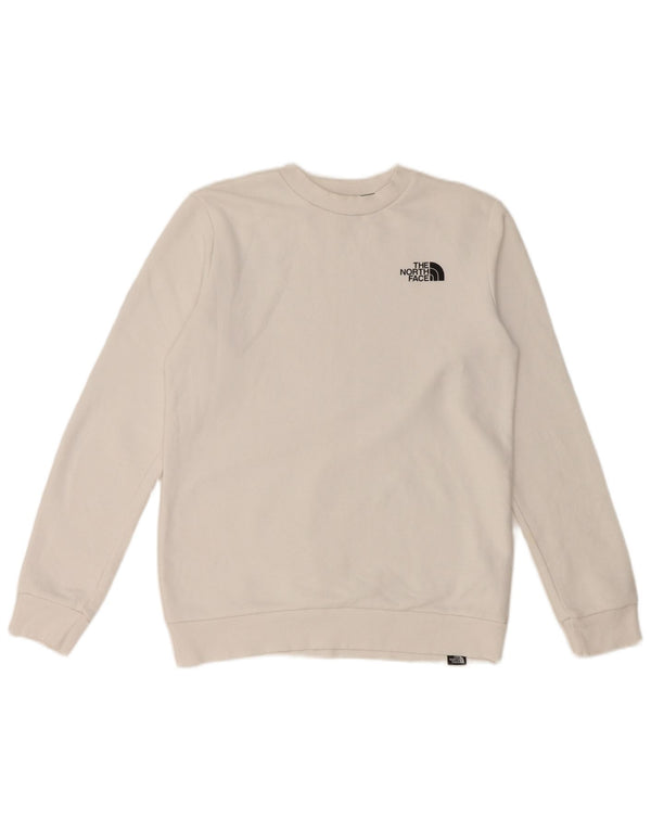 Felpa oversize con grafica da donna The North Face UK 6 XS bianca
