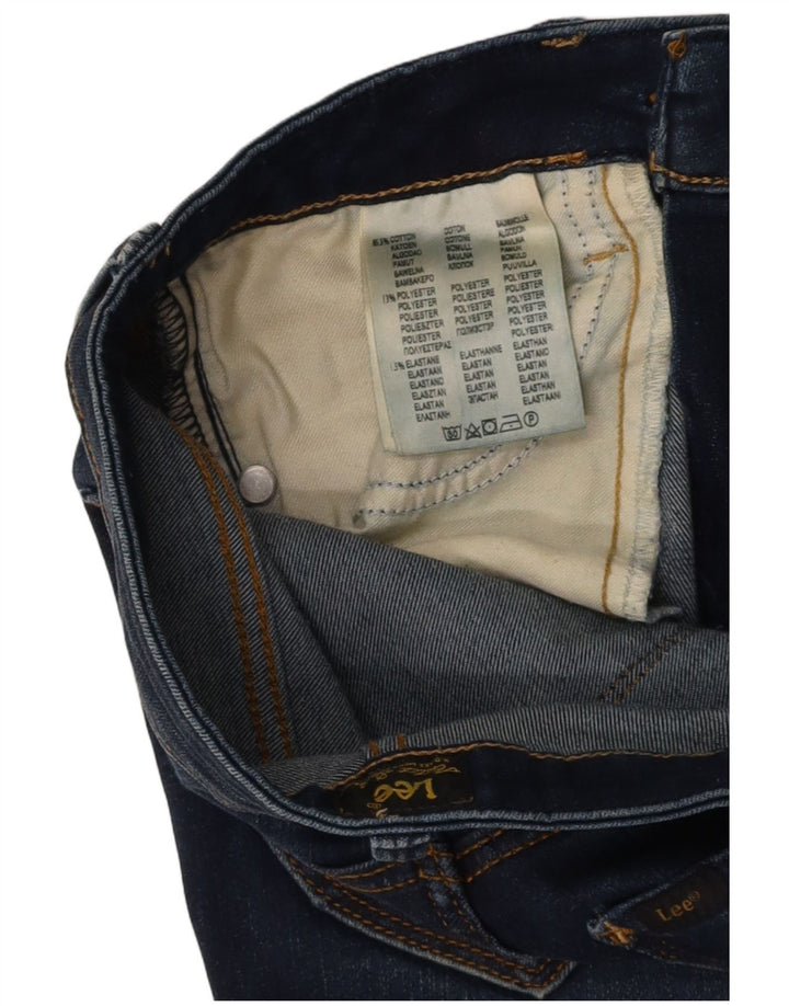 LEE Womens Jodee Skinny Jeans W26 L33 Navy Blue Cotton