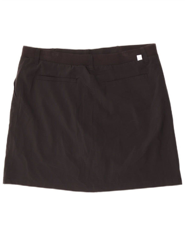 Lee Womens Riders Mini Skirt US 14 XL W36  Black Polyester