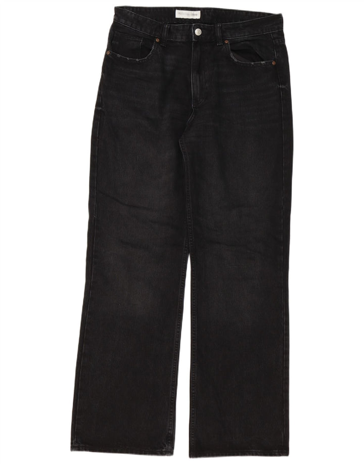 Zara Mens Bootcut Jeans EU 42 Large W32 L33 Black