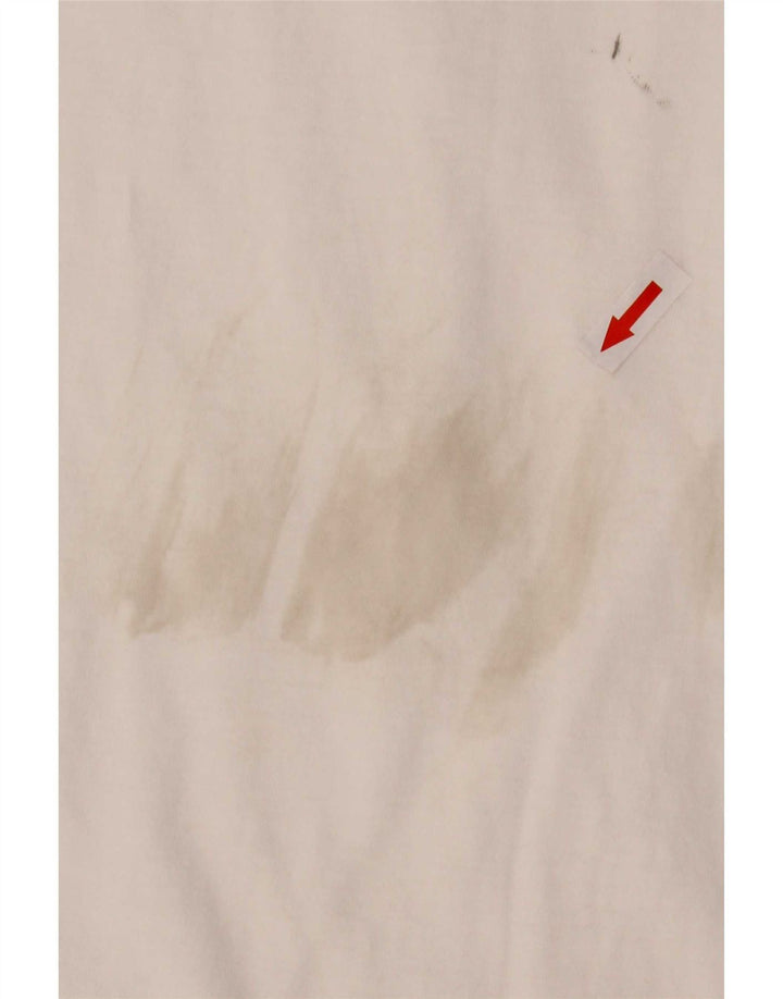 Columbia Mens Graphic T-Shirt Top Small White Cotton