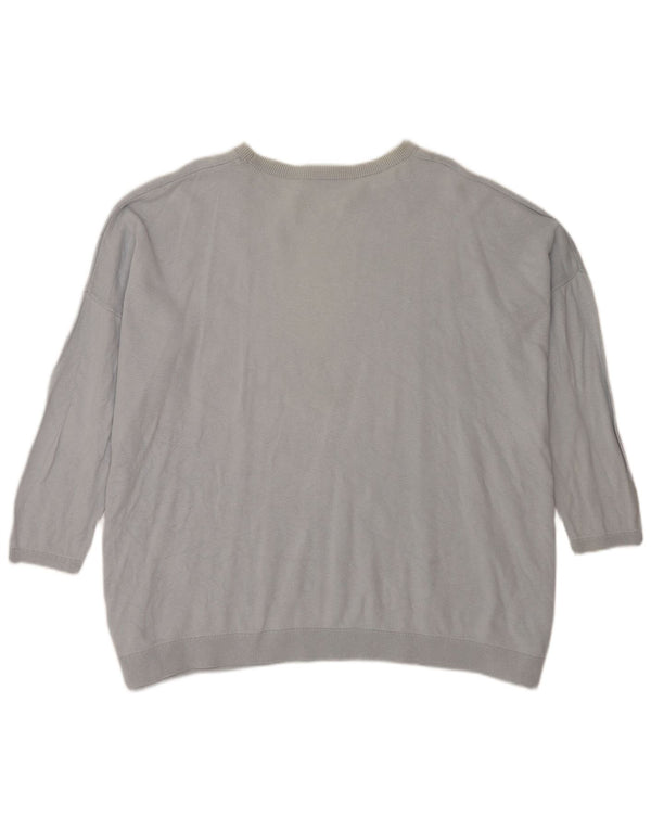Cos Womens Jumper Sweater Medium Blue Cotton
