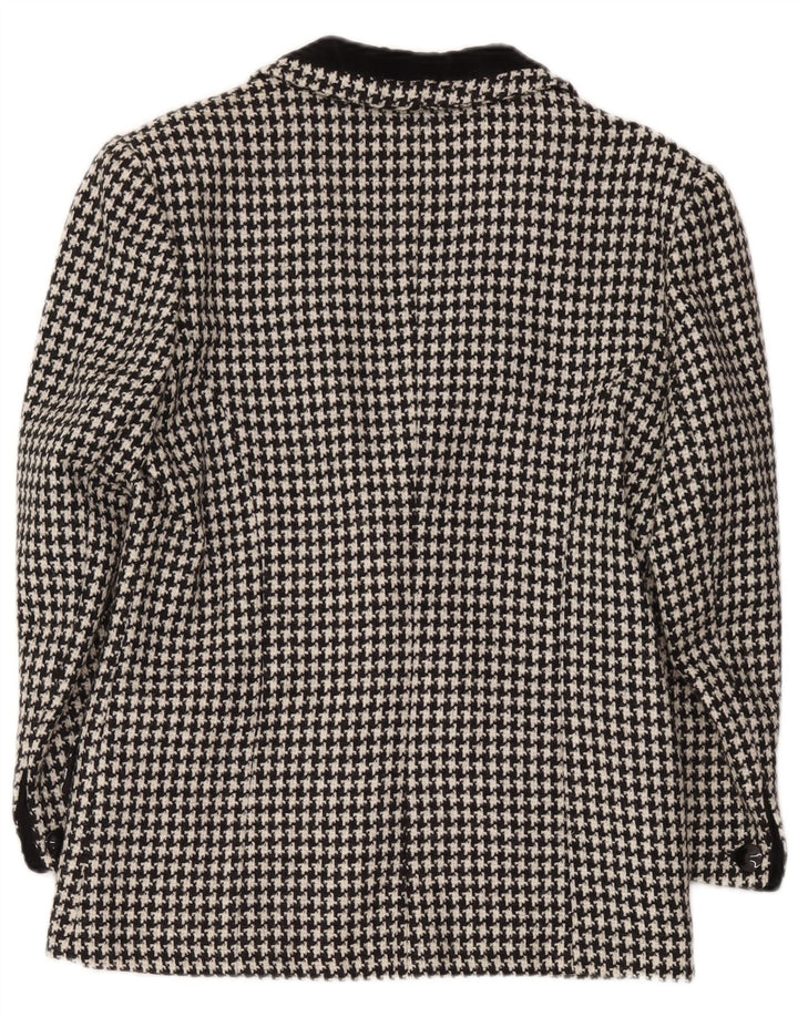 Blazer pentru femei Egoiste UK 14 Medium Black Houndstooth Classic