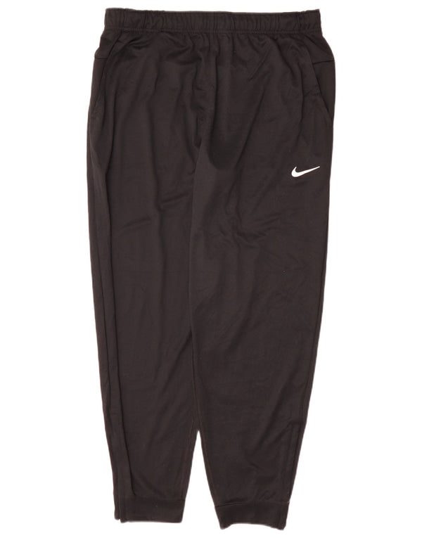 Pantaloni da tuta da uomo Nike Joggers grandi neri in poliestere