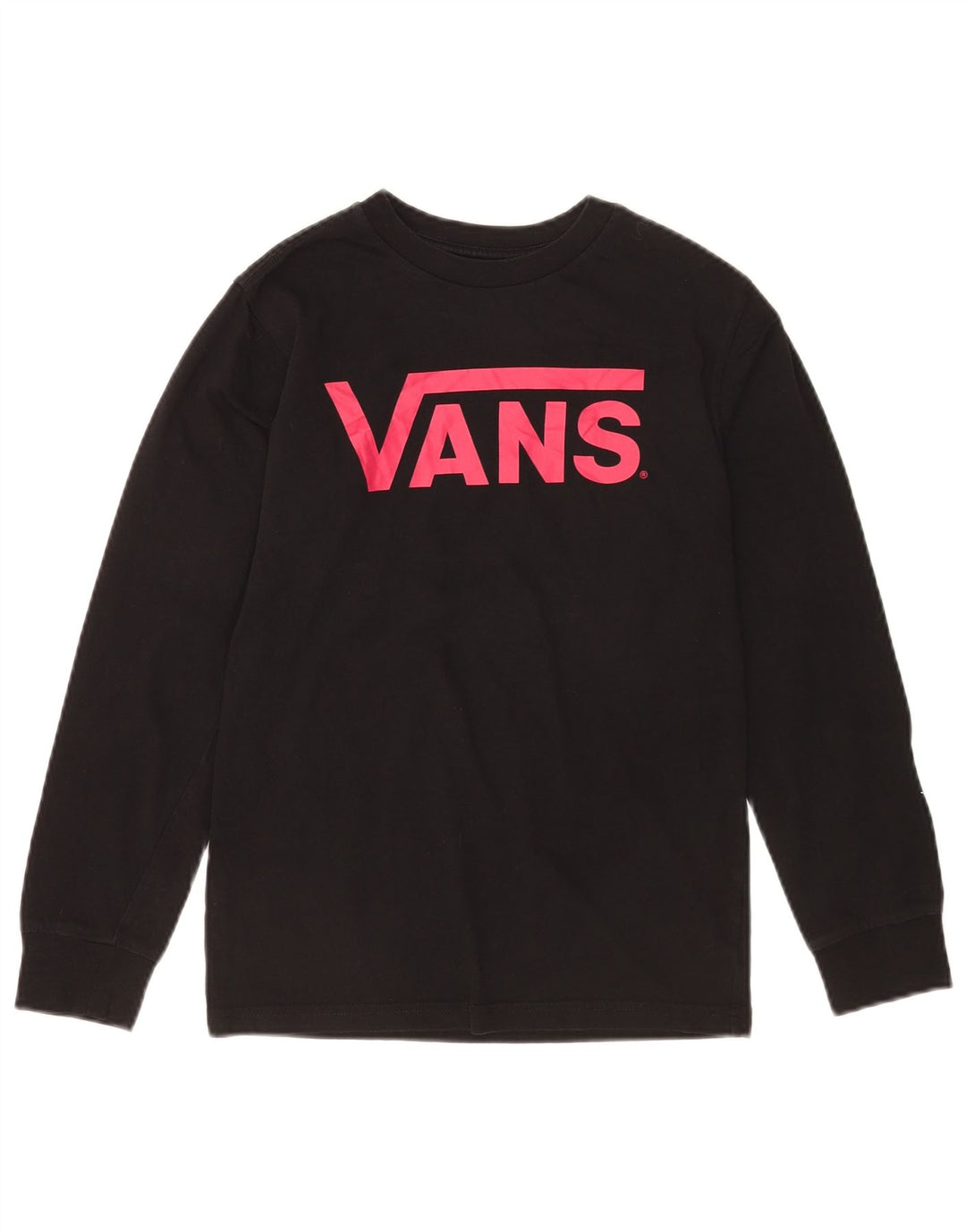 Vans Womens Graphic Sweatshirt Jumper UK 6 XS Black