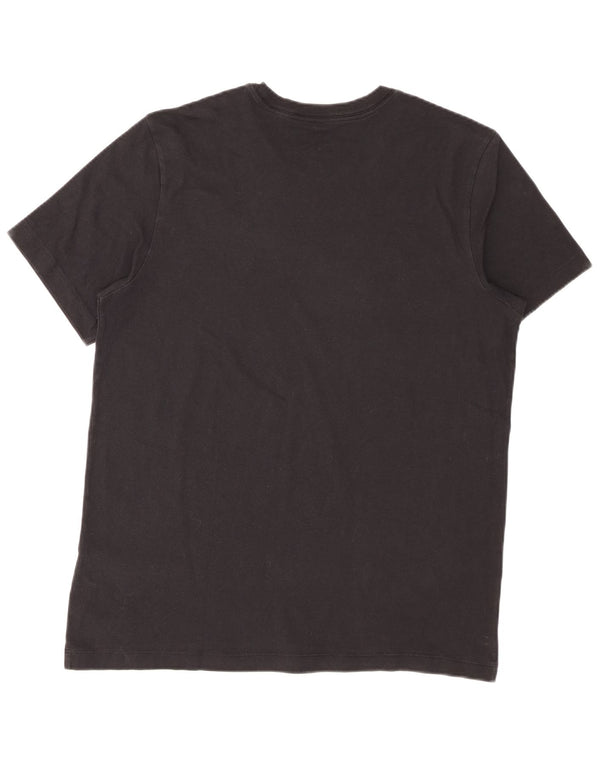 Nike Mens Graphic T-Shirt Top Large Black Cotton