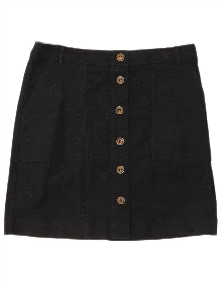 Minifalda para mujer White Stuff UK 40 Medium W32 Poliéster azul marino