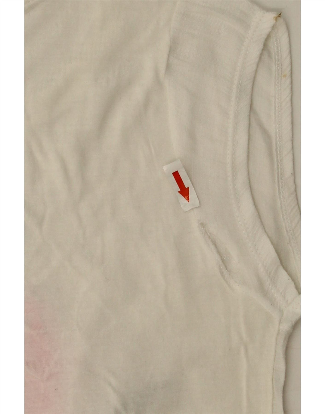 Zara Womens Graphic T-Shirt Top UK 10 Small White