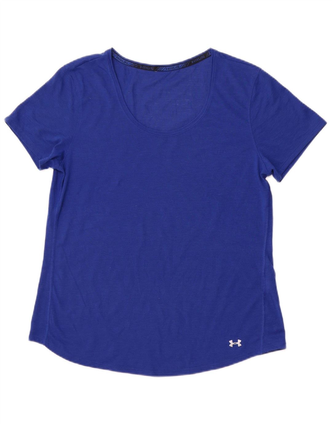 UNDER ARMOUR T-Shirt Femme UK 12 Bleu Moyen