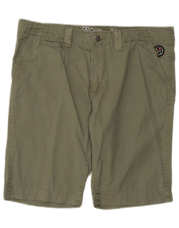 Maui and Sons Mens Chino Shorts IT 50 Grande W34 Cáqui