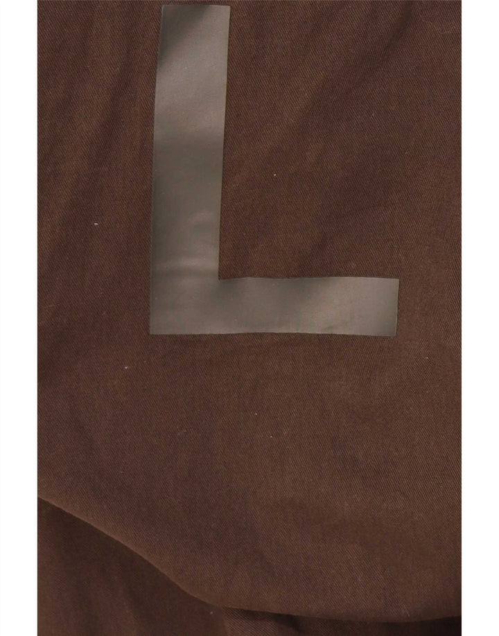 Superdry Mens Bomber Waxed Cotton Jacket UK 40 Large Khaki