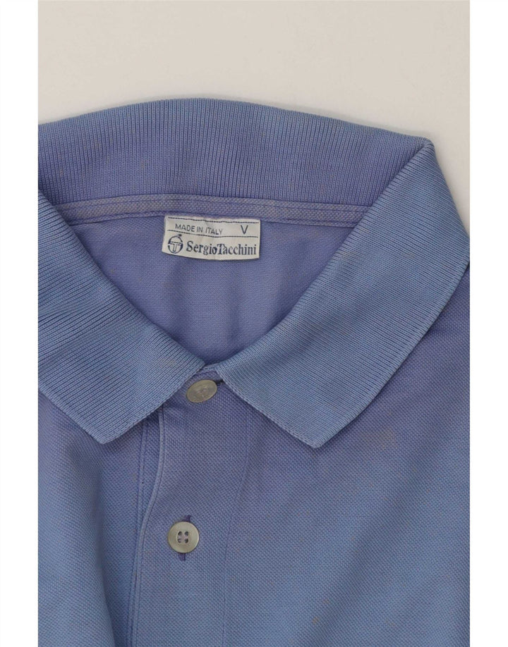 Sergio Tacchini Herren Poloshirt Large Blau