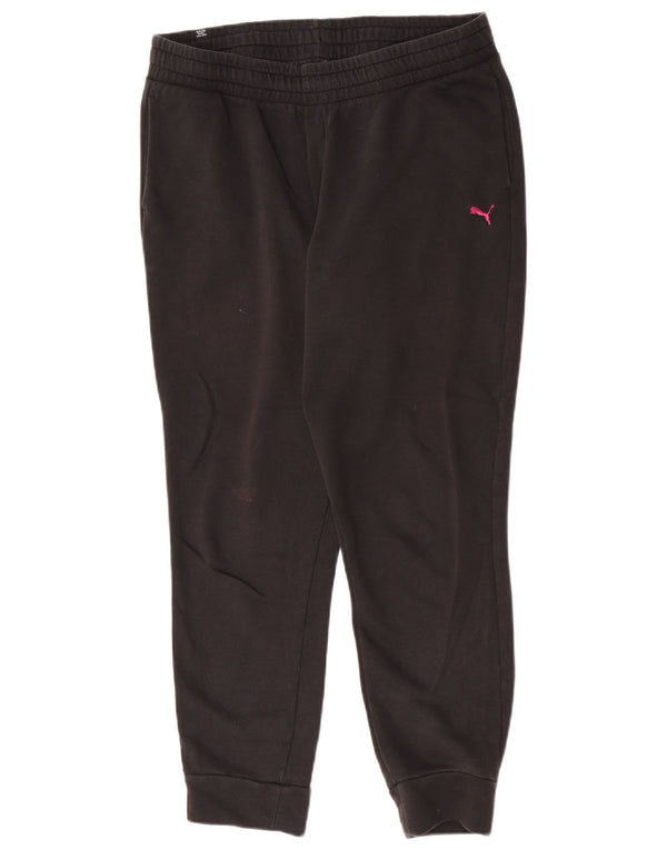Puma Womens Tracksuit Trousers Joggers UK 14 Large  Black